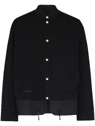 Jil Sander Avalon Bomber Jacket In Blue