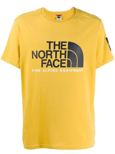 The North Face Fine Alpine Equipment Jersey T-shirt In Yellow