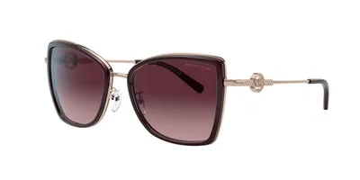 Michael Kors Woman Sunglass Mk1067b Corsica In Burgundy Gradient