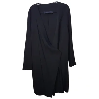 Pre-owned Federica Tosi Wool Coat In Black