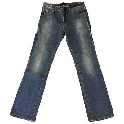 Pre-owned Just Cavalli Straight Jeans In Blue