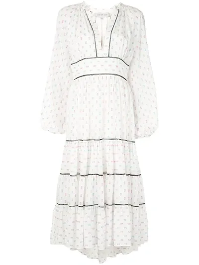 Lug Von Siga Ellie Embroidered Dress In White