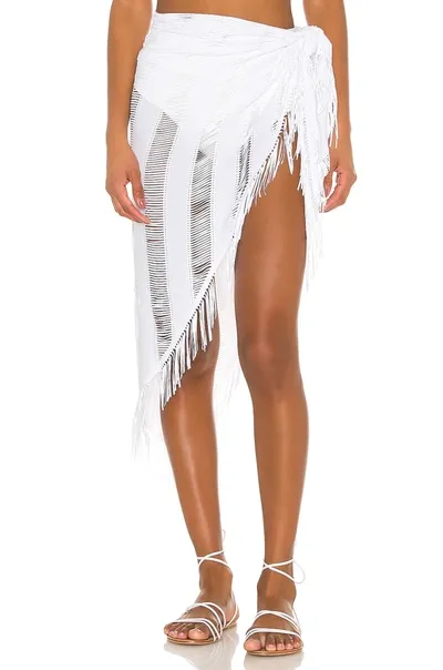 Beach Bunny Haute Summer Pareo In White