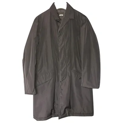 Pre-owned Aspesi Trenchcoat In Black