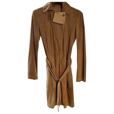 Pre-owned Brunello Cucinelli Trench Coat In Beige