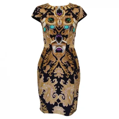 Pre-owned Mary Katrantzou Silk Dress In Multicolour