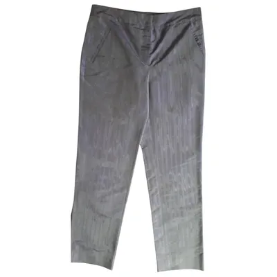 Pre-owned Armani Collezioni Straight Pants In Other