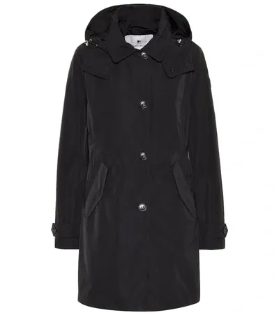 Woolrich Charlotte Technical Coat In Black