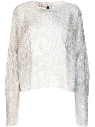 Pierantoniogaspari Knitted Metallic Jumper