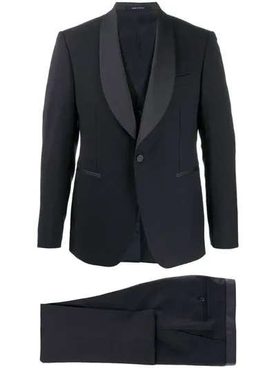 Tagliatore Two-piece Dinner Suit In Blue