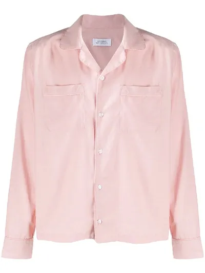 Saturdays Surf Nyc Clint Cotton-blend Shirt In Pink