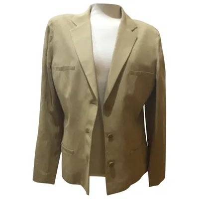 Pre-owned Loewe Camel Cotton Jacket