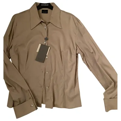 Pre-owned Trussardi Jacket In Beige