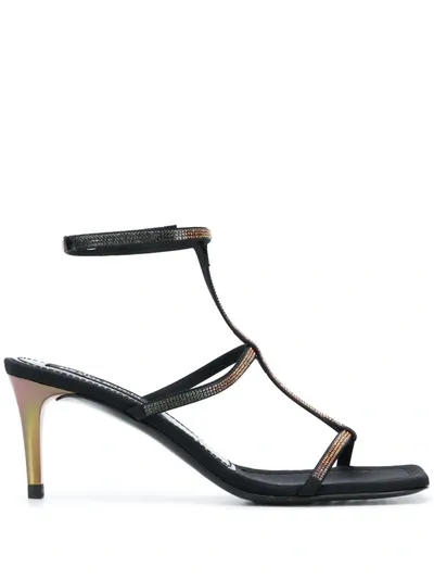 Pedro Garcia Ita Sandals In Black Leather