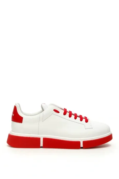 V Design Active Man Msa05 Sneakers In White,red