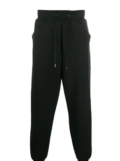 Fumito Ganryu Plain Track Pants In Black