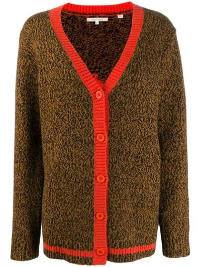 Chinti & Parker Brown Dalloway Love Merino Wool Cardigan