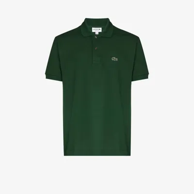 Lacoste Logo-patch Short-sleeve Polo Shirt In Green