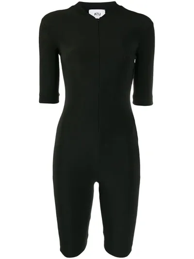 Atu Body Couture Jersey Bodysuit In Black