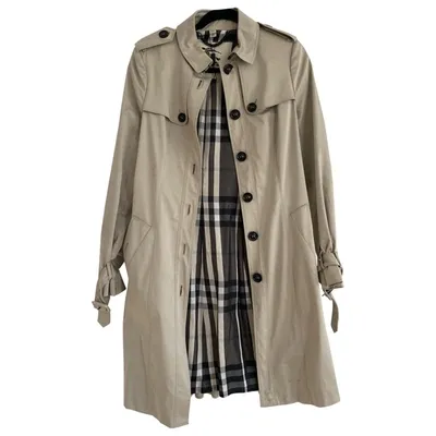 Pre-owned Burberry Trench Coat In Beige