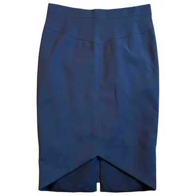 Pre-owned Narciso Rodriguez Mid-length Skirt In Black