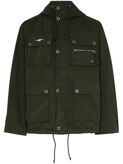 Phipps Holovene Pocket Jacket In Green