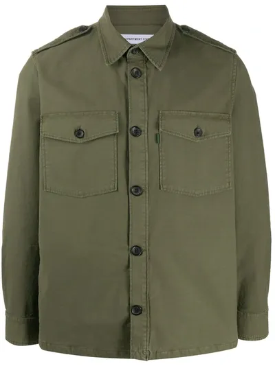 Department 5 Long-sleeved Shirt In Green