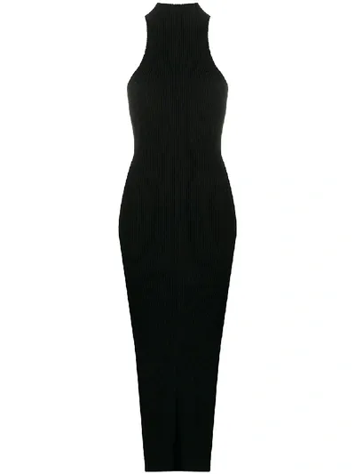 Ssheena Knitted Maxi Dress In Black