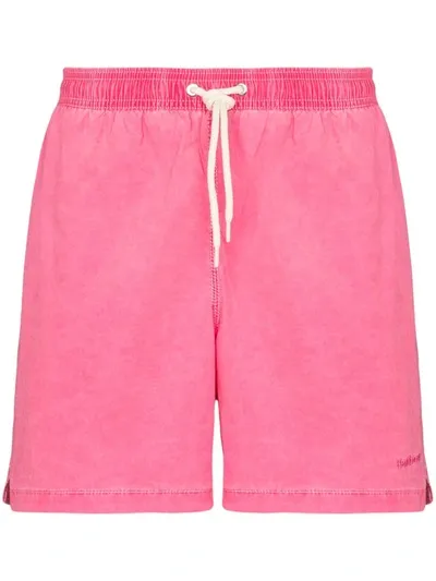 Barbour 'turnberry' Badeshorts In Pink