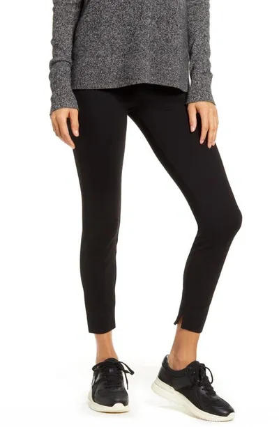 Lyssé Fennel Ankle Slit Leggings In Black