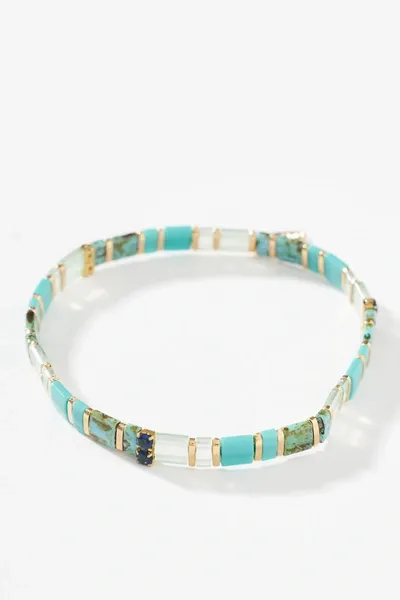 Serefina Sunshine Stretch Bracelet In Blue