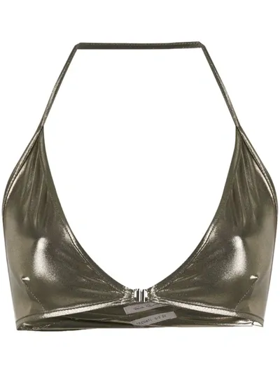 Rick Owens Off-the-runway Bra Top In Gold