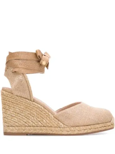 Stuart Weitzman Marguerita Wedges In Neutrals