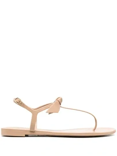 Alexandre Birman 10mm Jelly Clarita Rubber Thong Sandals In Beige