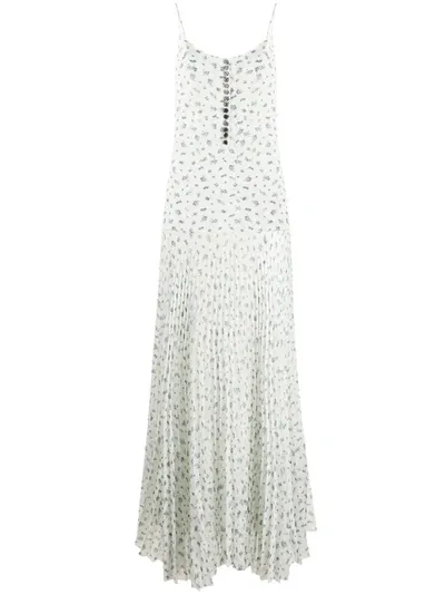 Chloé Sleeveless Printed Dress In White