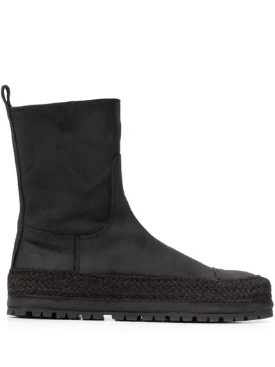 Ann Demeulemeester Scamosciato Boots In Black