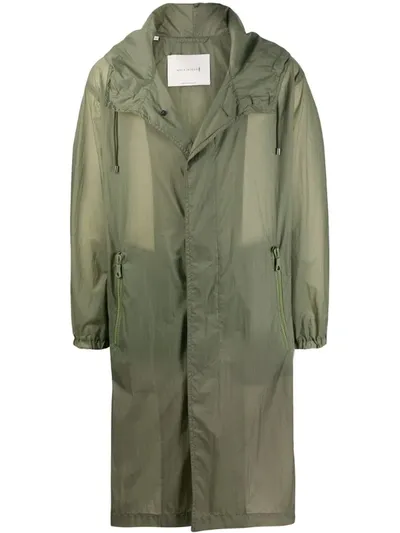 Mackintosh Glenbarr Hooded Coat In Green