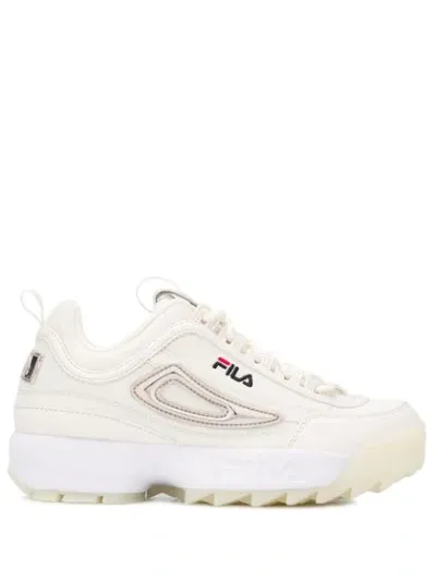 Fila Disruptor Low Top Sneakers In Neutrals