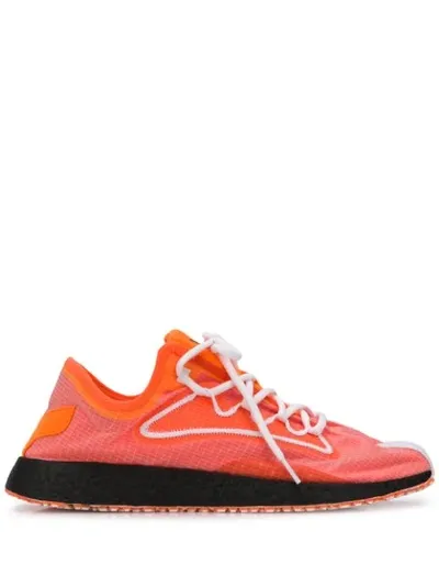 Y-3 Micro-print Sneakers In Orange