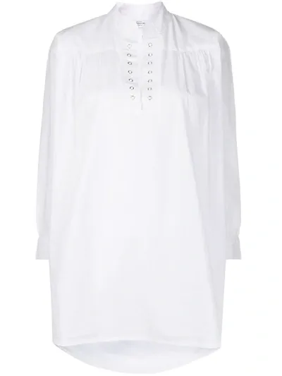 Roseanna Robe Eyelet-detail Dress In White