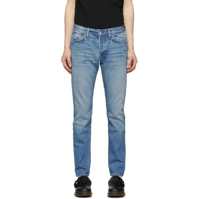 Re/done Slim Fit Stretch Denim Jeans In Blue