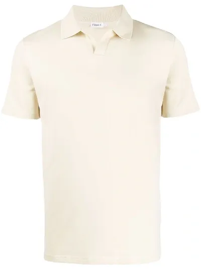 Filippa K Lycra Polo T-shirt In Neutrals