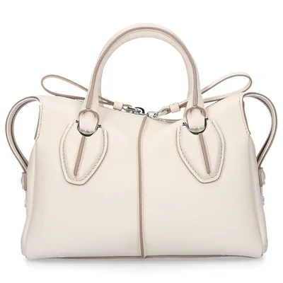 Tod's Women Handbag D-styling Calfskin Logo White