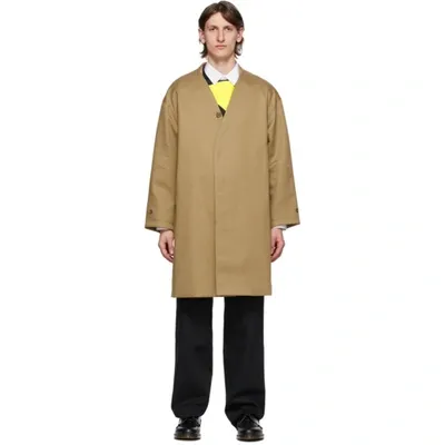 Raf Simons Oversized Single-breasted Coat In 00063 Camel