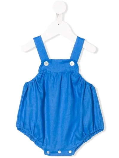 Siola Babies' Sleeveless Romper In Blue