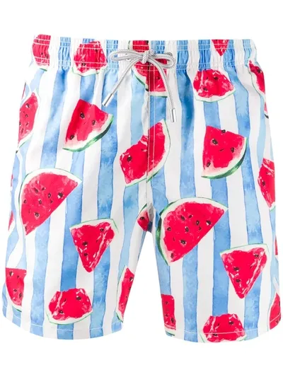 Mc2 Saint Barth Gustavia Watermelon In Blue