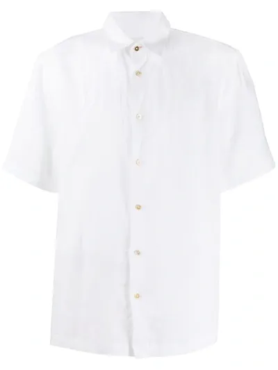 Paul Smith Plain Button Shirt In White