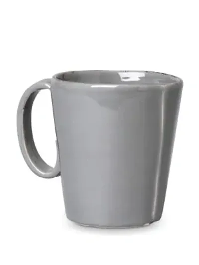 Vietri Lastra Collection Mug In Grey