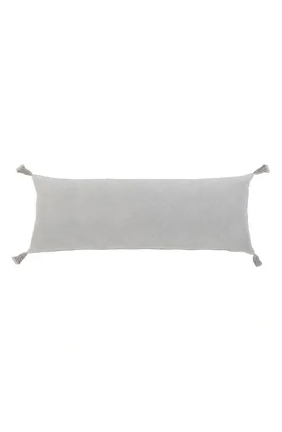 Pom Pom At Home Bianca Accent Pillow In Light Grey