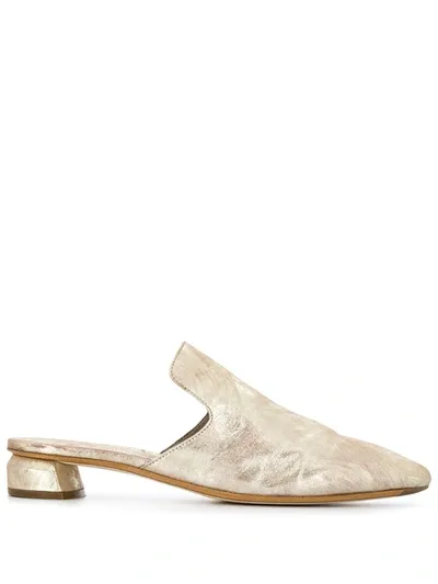 Officine Creative Sauvanne Mules In Gold